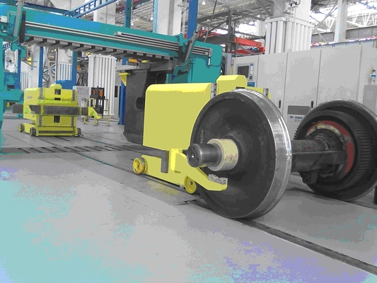Pressa idraulica della ruota di CNC di orizzontale per la riparazione ferroviaria del veicolo