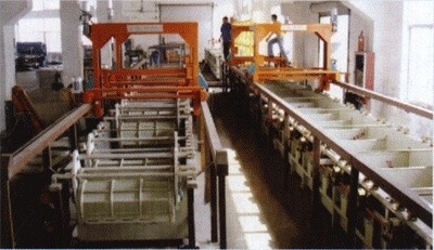 Attrezzatura industriale di trattamento di superficie che fosfatizza linea annerente