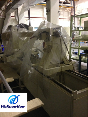 Manica/condensatore del trasformatore di misura della bobinatrice di CNC della carta crespa
